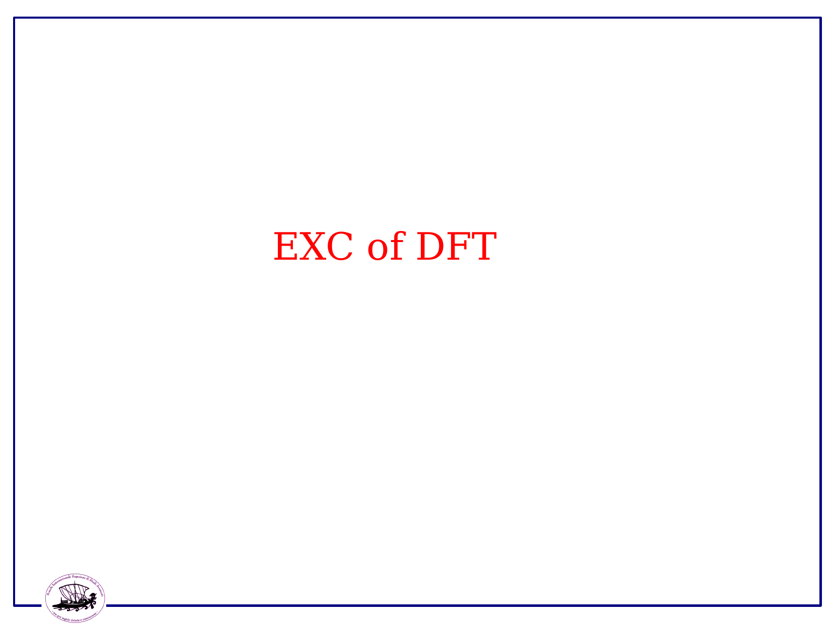 Exchange-correlation functionals of DFT