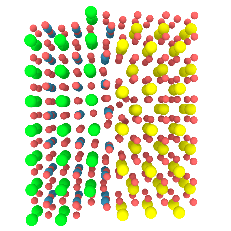 Structures of SrTiO3-CeO2 vertical interfaces